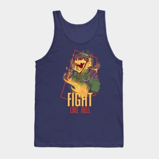 Military and brutal art Tank Top